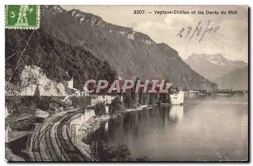 Cartes postales Veytaux Chillon et les Dents du Midi