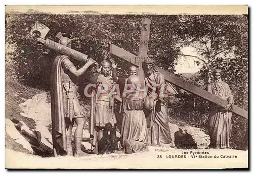 Cartes postales Lourdes Vl Station du Calvaire