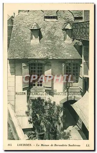 Cartes postales Lourdes La Maison de Bernadette Soubirous