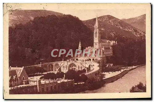 Cartes postales Lourdes La Basilique