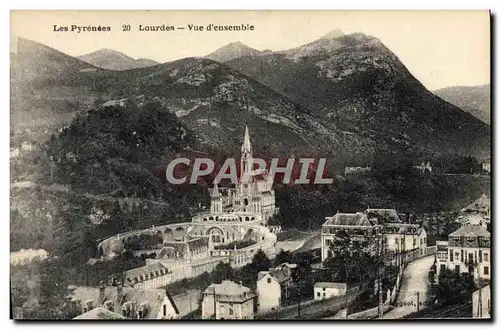 Cartes postales Lourdes Vue d&#39ensemble