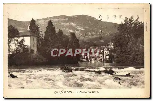 Cartes postales Lourdes La Chute du Gave