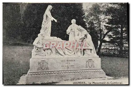 Ansichtskarte AK Lourdes Le Monument de Cambrai