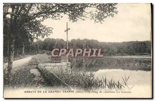 Cartes postales Abbaye de la Grande Trappe L&#39Etang de Chaumont