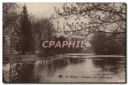 Cartes postales Decize Germancy Le Lac aux Cygnes