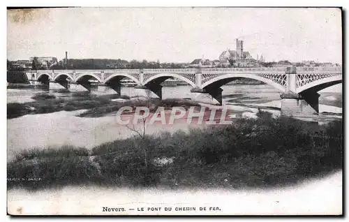 Cartes postales Nevers Le Pont du Chemin de Fer