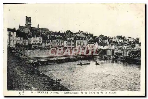 Cartes postales Nevers Embouchure de la Loire et la Nievre