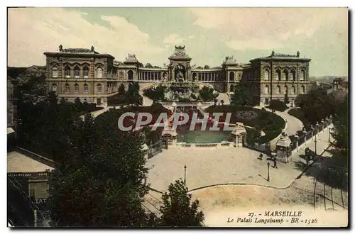 Cartes postales Marseille Le Palais Longchamp