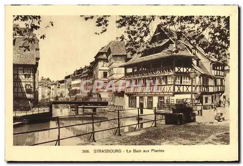 Cartes postales Strasbourg Le Bain aux Plantes