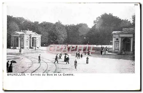 Cartes postales Bruxelles Entree du Bois de la Cambre