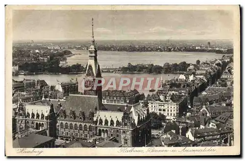 Cartes postales Hamburg Rathaus