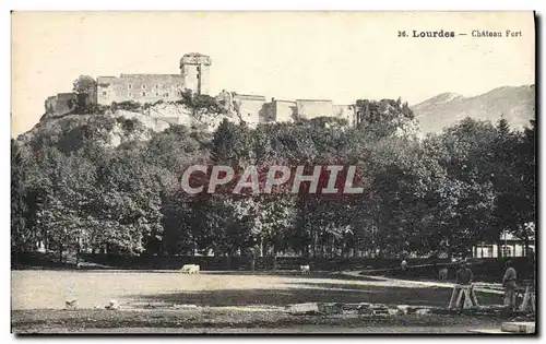 Cartes postales Lourdes Chateau Fort