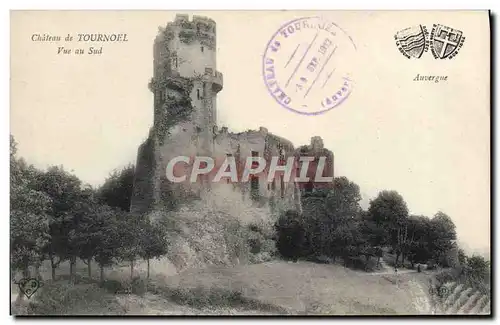 Cartes postales Chateau de Tournoel Vue au Sud