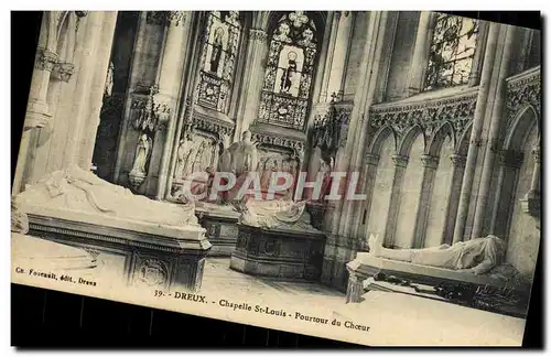 Cartes postales Dreux Chapelle St Louis Pourtour du Choeur