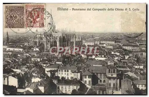 Ansichtskarte AK Milano Panorama Dal Campanile Della Chiesa di S Carlo