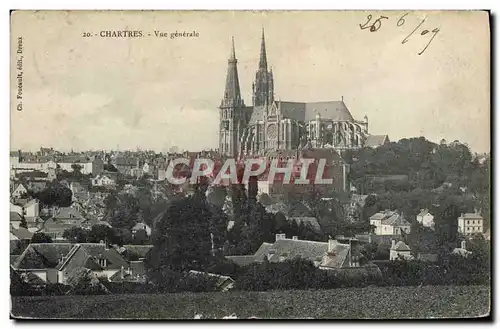 Cartes postales Chartres Vue Generale