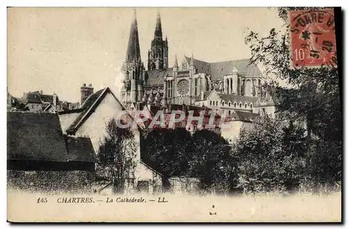 Cartes postales Chartres La Cathedrale