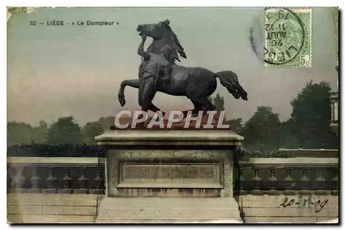 Cartes postales Liege Le Dompteur Cheval