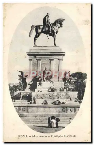 Cartes postales Roma Monumento a Giuseppe Gaibaldi