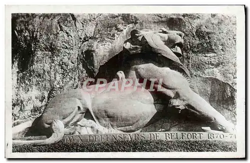 Cartes postales moderne Belfort Le lion