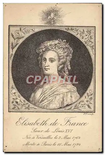 Ansichtskarte AK Elisabeth de France Soeur de Louis XVI