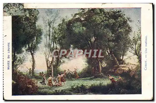 Cartes postales Musee Du Louvre Corot Une matinee