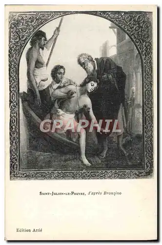 Cartes postales Saint Julien le Pauvre d&#39apres Bronzino