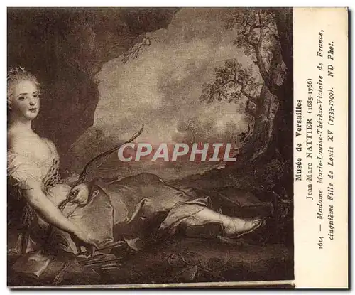 Cartes postales Musee De Versailles Jean-Marc Nattier Madame Marie Louise Therese Victoire de France