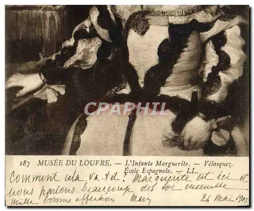 Ansichtskarte AK Musee Du Louvre L&#39Infante Marguerite Velasquez Ecole espagnole