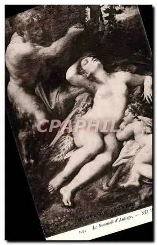 Cartes postales Musee Du Louvre le sommeil d&#39Antiope