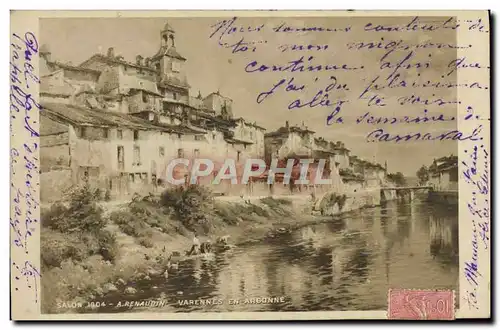 Cartes postales Salon 1904 Renaudin Varennes en Argonne