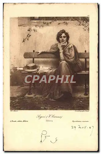 Cartes postales Reves Sogni V Corcis