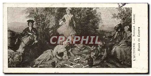 Cartes postales L&#39Automne Nicolas Lancre Musee du Louvre