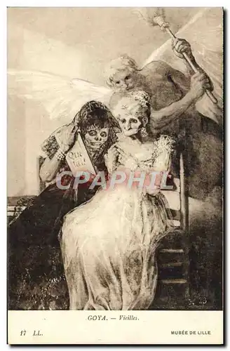 Cartes postales Goya Vieilles Musee de Lille