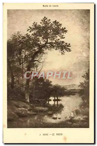Cartes postales Dupre Le Matin Musee du Louvre
