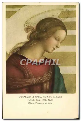 Cartes postales Sposalizio Di Maria Vergine Milano Pinacoteca di Brera