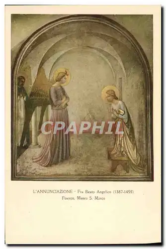 Cartes postales L&#39Annunciazione Fra Beato Anglico Firenze Museo S Marco