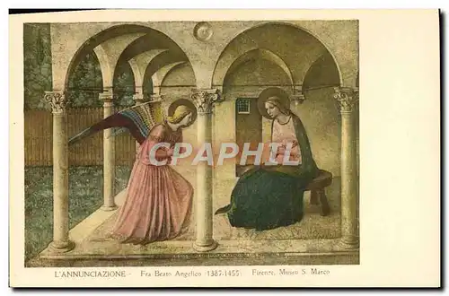 Cartes postales L&#39Annunciazione Fra Beato Angelico Firenze Museo s Marco