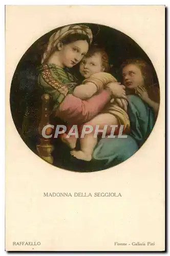 Ansichtskarte AK Madonna Della Secciola Raffaello Firenze Galleria Pitti
