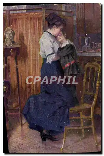 Cartes postales Femme et enfant