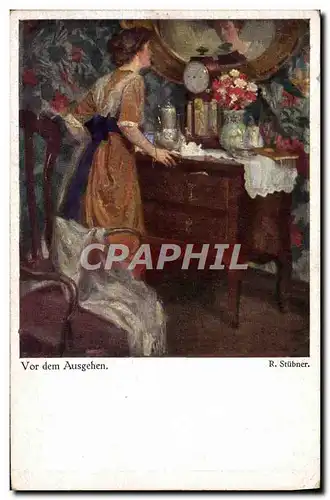 Cartes postales Vor dem Ausgehen R Stubner