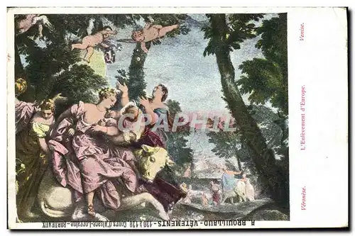 Cartes postales Veronese L&#39Enlevement d&#39Europe Venise