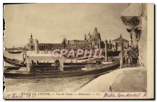 Cartes postales Musee du Louvre Vue de Venise Meissonier