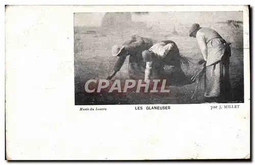 Cartes postales Musee du Louvre Les Glaneuses Millet