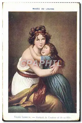 Cartes postales Musee du Louvre Vigee Lebrun
