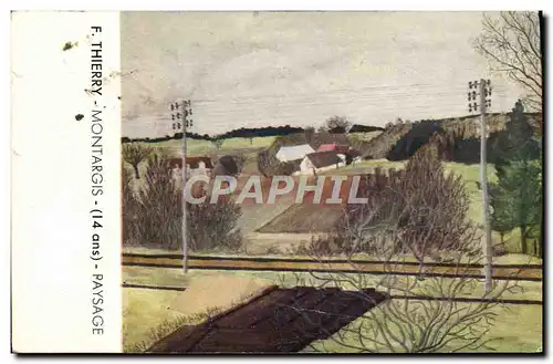 Cartes postales F Thierry Montargis Paysage