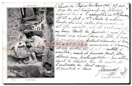 Cartes postales A Robaudi La becquee