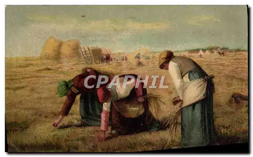 Cartes postales Millet Glaneuses