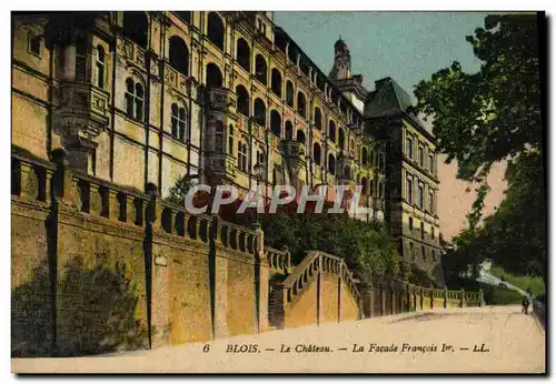 Cartes postales Blois Le Chateau La Facade Francois 1er