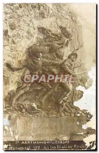 Cartes postales Hartmannswillerkopf Monument Les diables rouges